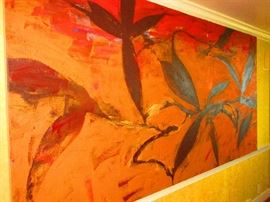 “Fields of Gold” by Hugh O’Donnell, 1996, oil on canvas, 57” x 114”