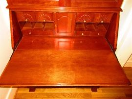 Detail of secretary desk by Jasper, after the antique