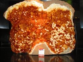 Detail of mass of mineral specimen