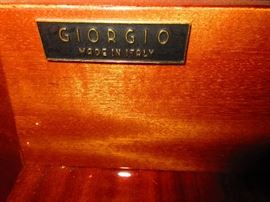 Detail of Giorgio Art Deco-style six (6) drawer chest