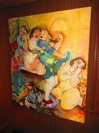 “Untitled” by Anna Mazzotta, 1995, I oil on canvas, 60“ x 48“