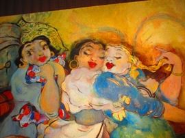 Detail of “Untitled” by Anna Mazzotta, 1995, I oil on canvas, 60“ x 48“