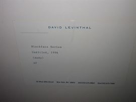 Detail of “Untitled” from the Blackface Series by David Levinthal, 1996