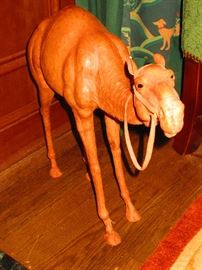 Leather camel