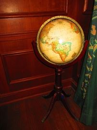 Globe on stand