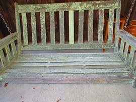 Antique Porch Swing (Original Paint)
