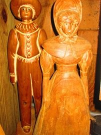 Large Wooden Carvings