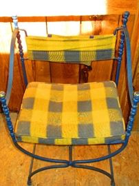 Mid Century Iron Chair