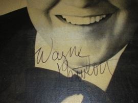Detail of Wayne Newton Signature