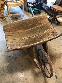 Antique beer wheel barrow