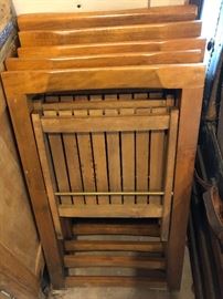 Vintage Mid-Century Modern Folding Chairs