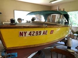 1958 Penn Yan Commander Wood Boat with trailer and 1960's 30HP Mercury motor (reworked) $9500 this item may be pre-sold