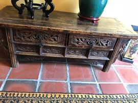 Antique Japanese writing desk