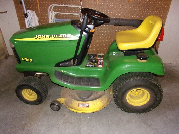 John Deere LT166...this is well maintained. Armour-all and Waxed regularly:)