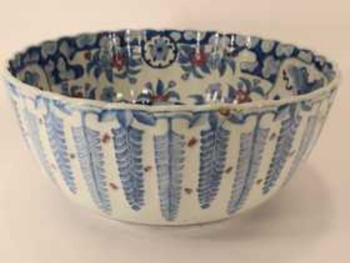Asian Porcelain Blue & White Bowl