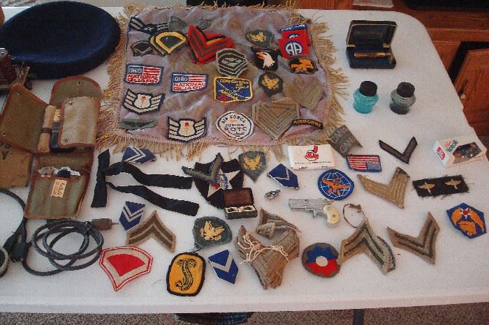 MIlitary patches & etc.