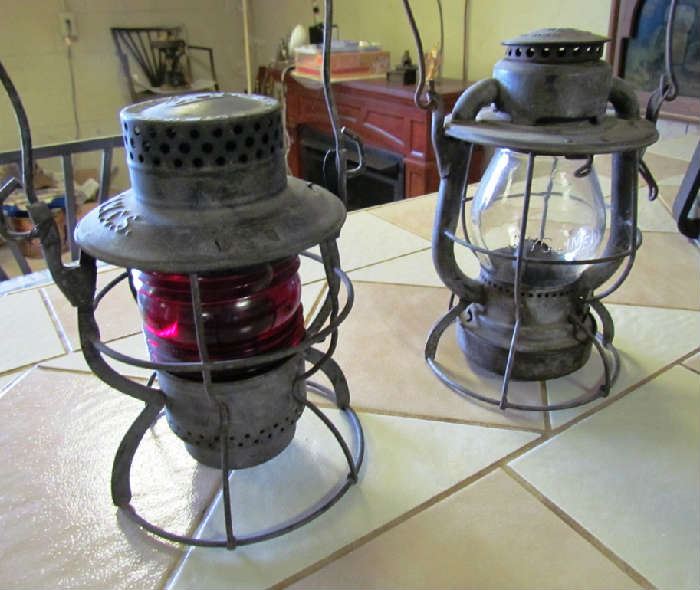 Antique Railroad Lamps