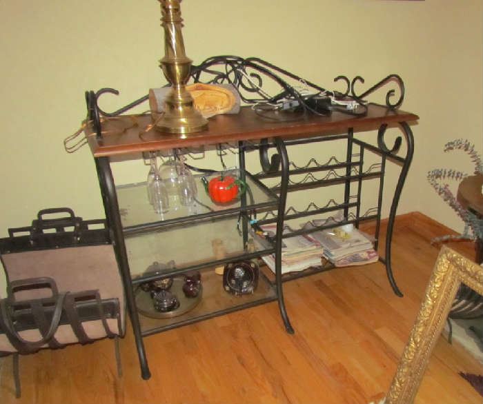 Wrought Iron Hall Table