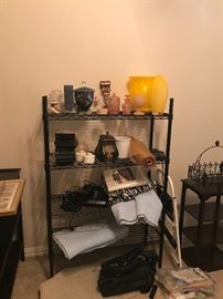 Wire shelves