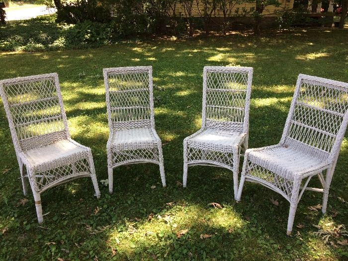 Wicker chairs 4