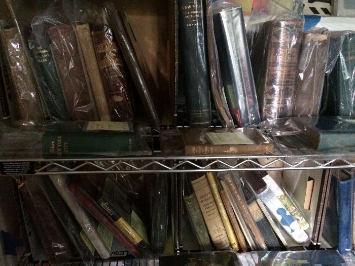 Antique and vintage books