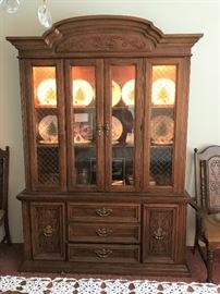 Lighted china cabinets