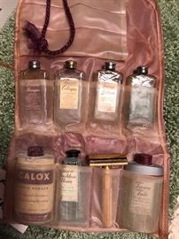 vintage men's travel shaving kit