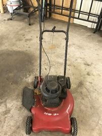 small push mower, works all the way