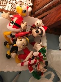 vintage Disney Christmas ornaments