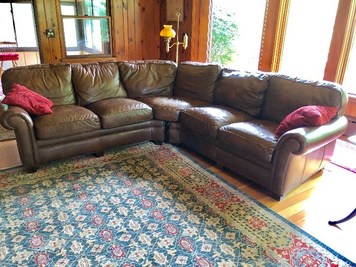 Stickley Leather Sectional