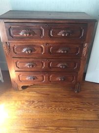 Acorn pull high boy dresser