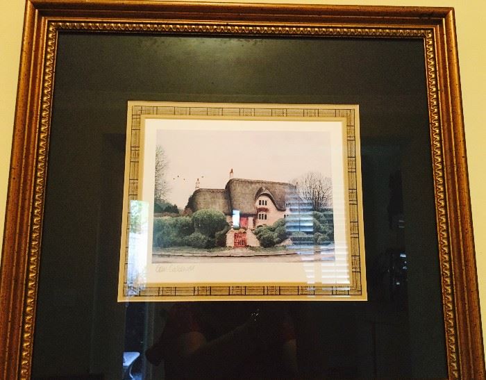 Framed/Matted Print, signed by Caldwell