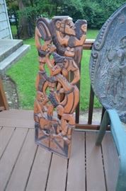 Wood carved artifact