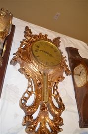 Wall Brass Clock