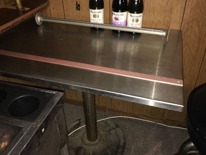 Stainless cafe table