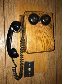 Old wall mount phone