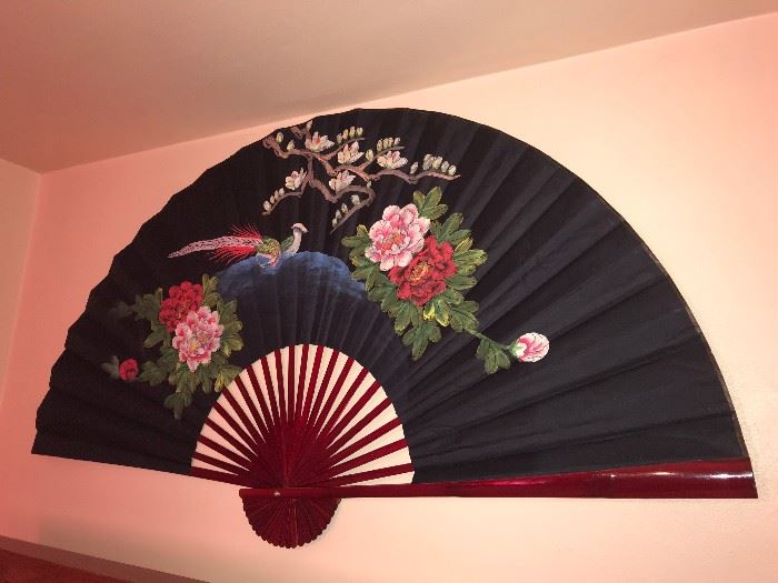 Asian style wall fan