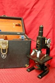 Antique Microscope 