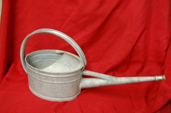 Vintage 1940's Galvanized Watering Can