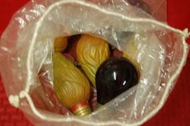 Vintage Christmas Glass German Light Covers