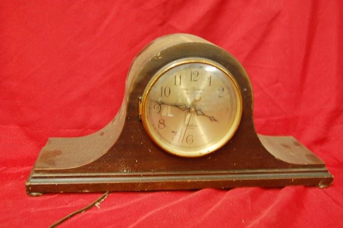 Antique GE Mantle Clock, Electric 