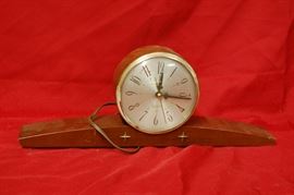 Mid Century Electric Mantle Clock