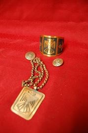 Vintage Bell Copper Jewelry Set