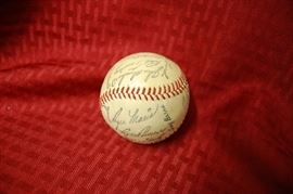 Signed Baseball, Roger Marris, etc.