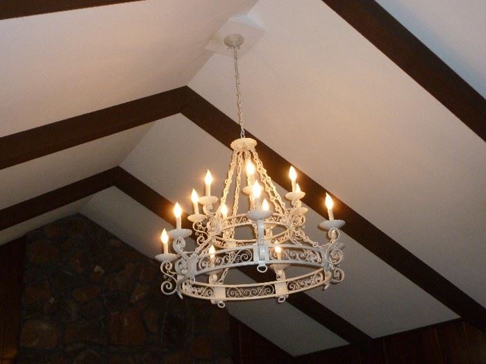 Wrought Iron Chandelier