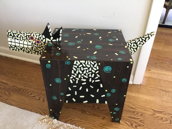 Art piece table from old town art fair $300