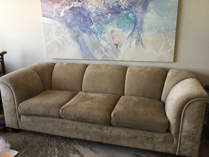 Streamline couch brushed velvet. $375