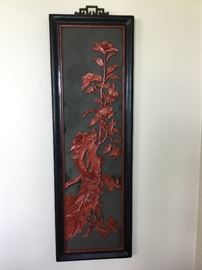 Carved Asian art piece