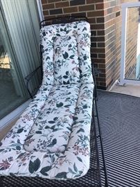 Wrought iron chaise $190