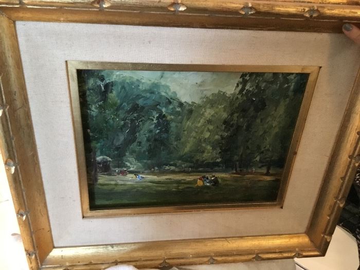 Original oil 15 x18 owned by owners grandmother, no signature $375